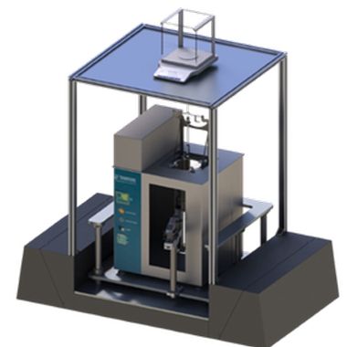 Liquid density CRMs characterization system 