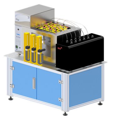 Routine capillary viscometer calibrator 